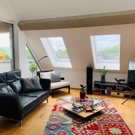 Exklusives Penthouse Im Ehemaligen Bunker Lejlighed Hannover Eksteriør billede