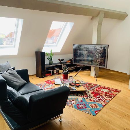 Exklusives Penthouse Im Ehemaligen Bunker Lejlighed Hannover Eksteriør billede