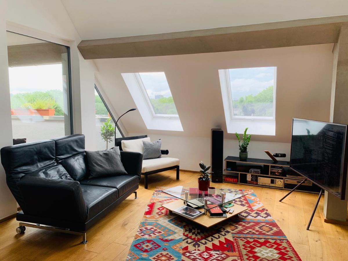 Exklusives Penthouse Im Ehemaligen Bunker Lejlighed Hannover Eksteriør billede