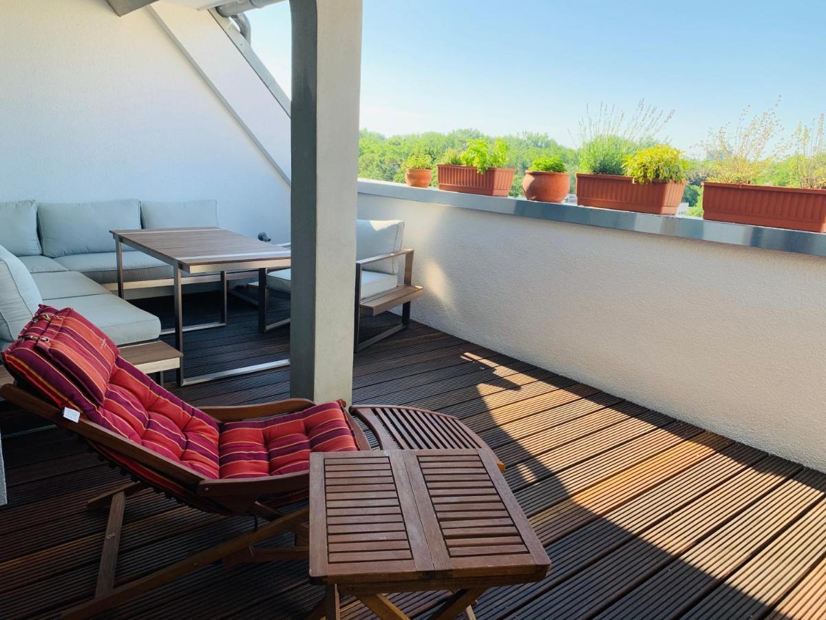 Exklusives Penthouse Im Ehemaligen Bunker Lejlighed Hannover Eksteriør billede
